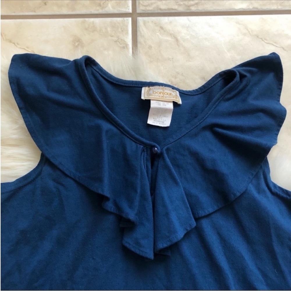 Vintage bonjour Blouse - Picture 2 of 6